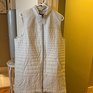 Stella Carakasi Off-White Quilted Vest